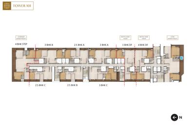 Project Image of 947.0 - 2244.0 Sq.ft 2.5 BHK Apartment for buy in Amanora Gateway Towers II