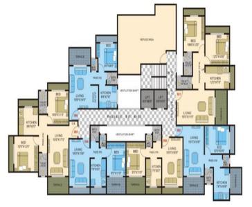Project Image of 630.0 - 985.0 Sq.ft 1 BHK Apartment for buy in Sai Raj Vaishnavi Park Phase II