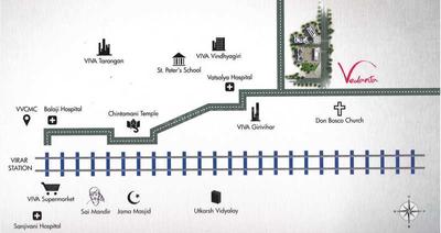 Project Image of 345.0 - 486.0 Sq.ft 1 BHK Apartment for buy in Viva Vedanta Bldg 1