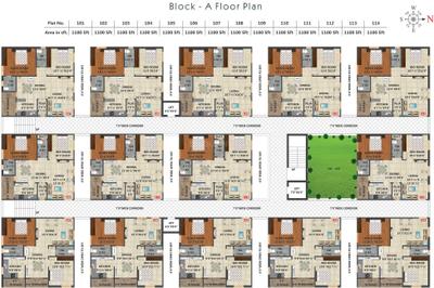 Project Image of 1080.0 - 1100.0 Sq.ft 2 BHK Apartment for buy in Sai Ram Residency