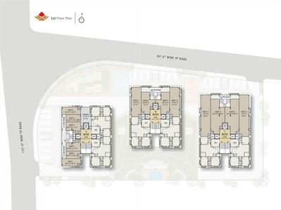Project Image of 0.0 - 854.55 Sq.ft 3 BHK Apartment for buy in Devsiddhi Felicia