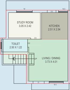 Project Image of 1165.0 - 1520.0 Sq.ft 2.5 BHK Villa for buy in The Helix Luxuria