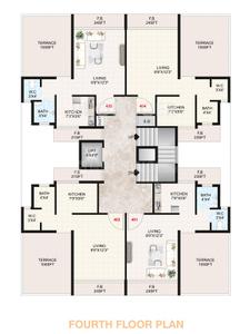 Project Image of 540.0 - 635.0 Sq.ft 1 BHK Apartment for buy in Raj Chamunda Apartment