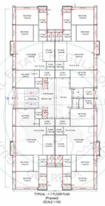 Project Image of 1055.08 - 1132.04 Sq.ft 3 BHK Apartment for buy in Shree The Sky