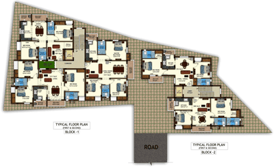 Project Image of 974.0 - 1311.0 Sq.ft 2 BHK Apartment for buy in Raunaq Aishwaryam