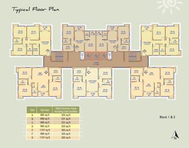 Project Image of 699.0 - 1372.0 Sq.ft 2 BHK Apartment for buy in Natural City Lake Town