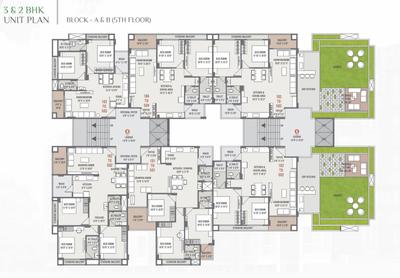 Project Image of 909.0 - 1332.0 Sq.ft 2 BHK Apartment for buy in Gokul Skylon