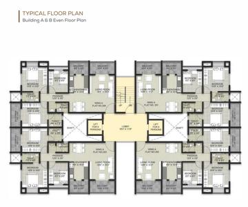 Project Image of 835.0 - 1015.0 Sq.ft 2 BHK Apartment for buy in Avadh Utopia