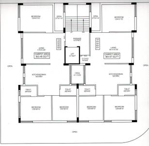 Project Image of 854.0 - 865.0 Sq.ft 3 BHK Apartment for buy in Everest Dream