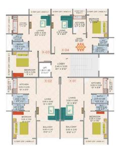 Project Image of 277.28 - 452.62 Sq.ft 1 RK Apartment for buy in Gajvakra Prime
