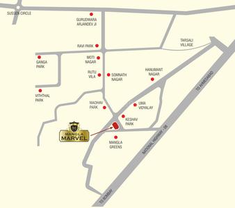 Project Image of 594.0 - 654.0 Sq.ft 2 BHK Apartment for buy in Mangla Marvel Tower No A1 To A5 Shop No 1 To 40