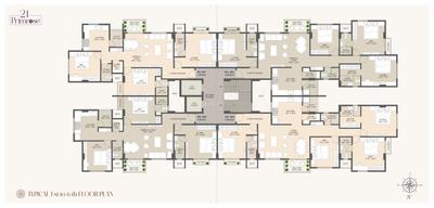 Project Image of 1600.0 - 2050.0 Sq.ft 3 BHK Apartment for buy in 24 Primrose