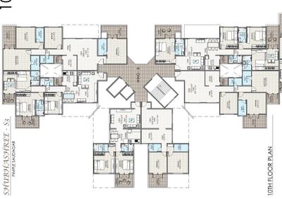 Project Image of 958.0 - 1172.0 Sq.ft 3 BHK Apartment for buy in Siddhivinayak S3 Lifestyle Building A To F