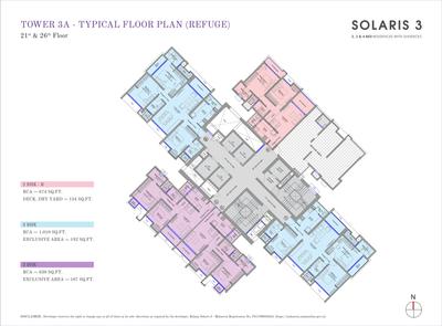 Project Image of 638.0 - 1382.0 Sq.ft 2 BHK Apartment for buy in Raheja Solaris 3