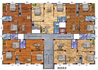 Project Image of 789.0 - 1136.0 Sq.ft 2 BHK Apartment for buy in Aponjon Housing Complex