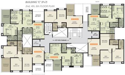 Project Image of 464.0 - 836.0 Sq.ft 1 BHK Apartment for buy in Yogesh Basil Park C And D Wing