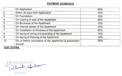 PR Gardenia Construction Linked Payment (CLP) 1