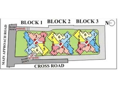 Project Image of 0.0 - 1850.0 Sq.ft 3 BHK Apartment for buy in Vrindavan Gardens