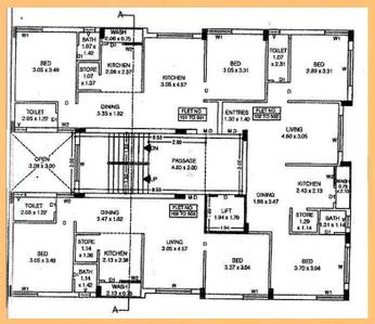 Project Image of 575.12 - 604.93 Sq.ft 3 BHK Apartment for buy in Shyam Silver Palace