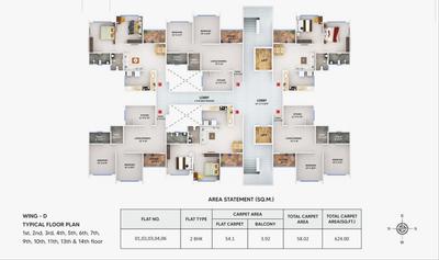 Project Image of 890 Sq.ft 2 BHK Apartment / Flat for sale in Keshav Nagar for Rs. 7500000