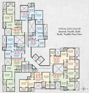 Project Image of 1014 Sq.ft 2 BHK Apartment / Flat for sale in Wakad for Rs. 8200000