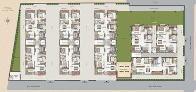 Project Image of 1520.0 - 2114.0 Sq.ft 3 BHK Apartment for buy in Vardhan Green Oaks