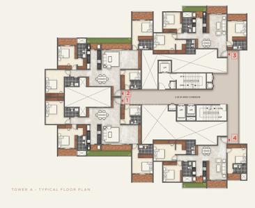 Project Image of 1120.0 - 2210.0 Sq.ft 2 BHK Apartment for buy in Ma Sarada House of Sapiens