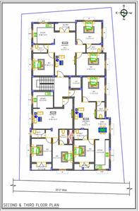 Project Image of 972 Sq.ft 2.5 BHK Apartment / Flat for sale in Nanganallur for Rs. 10935000