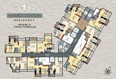 Project Image of 202.47 - 570.0 Sq.ft 1 RK Apartment for buy in Shantee Sunshine Residency