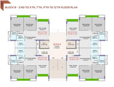 Project Image of 561.34 - 581.9 Sq.ft 2 BHK Apartment for buy in Patel Pehel Homes