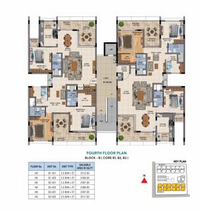 Project Image of 2391 Sq.ft 3 BHK Apartment / Flat for sale in Hennur for Rs. 29000000