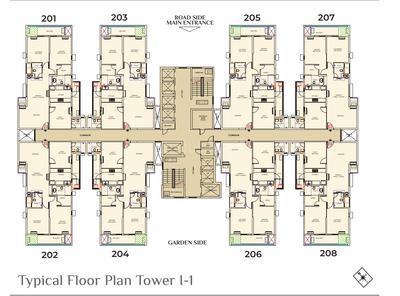 Project Image of 1800.0 - 2400.0 Sq.ft 3 BHK Apartment for buy in Assotech World Avenue 07