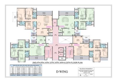 Project Image of 1493.92 - 1755.49 Sq.ft 3 BHK Apartment for buy in Atria Rajgruhi Residency Tower D