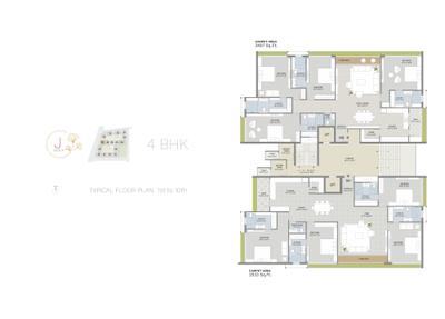 Project Image of 1911.0 - 6203.0 Sq.ft 3 BHK Apartment for buy in Avadh Ercole