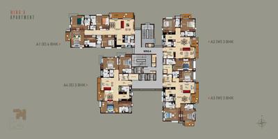 Project Image of 3111.0 - 3691.0 Sq.ft 3 BHK Apartment for buy in Ambience Downtown
