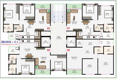 Project Image of 585.99 - 609.34 Sq.ft 2 BHK Apartment for buy in LG NB Sky