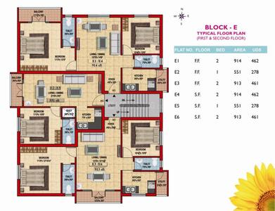 Project Image of 551.0 - 1014.0 Sq.ft 1 BHK Apartment for buy in Colorhomes Golden Classic