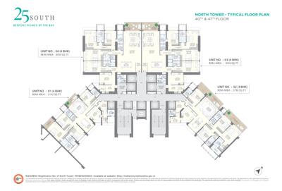 Project Image of 1721.0 - 3050.0 Sq.ft 3 BHK Apartment for buy in Hubtown Twenty Five South North Tower