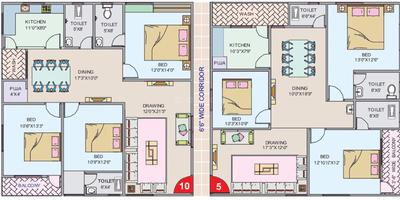 Project Image of 1000.0 - 1575.0 Sq.ft 2 BHK Apartment for buy in Parijatha Pride I