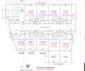 Project Image of 318.83 - 784.47 Sq.ft 1 RK Apartment for buy in Seksaria Shantiban Skylar