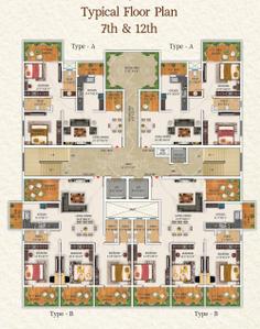 Project Image of 1808.0 - 1852.0 Sq.ft 3 BHK Apartment for buy in Rajkala Lumbini Tower