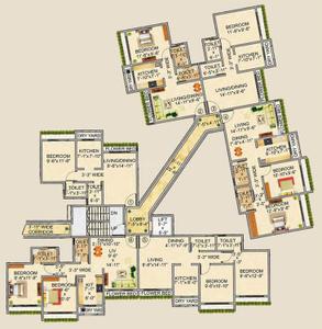 Project Image of 339.0 - 555.0 Sq.ft 1 BHK Apartment for buy in Veena Dynasty Ph II