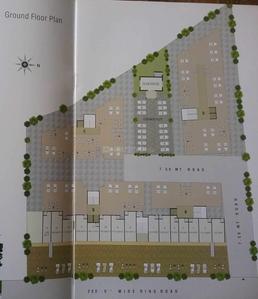 Shyam Radhey Heights Tower A, Tower B, Tower C Cluster Plan for ground Floor 1
