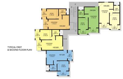 Project Image of 0.0 - 650.0 Sq.ft 1 BHK Apartment for buy in Asian Constructions Zalore Residency I