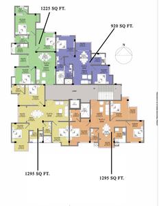 Project Image of 920.0 - 1295.0 Sq.ft 2 BHK Apartment for buy in Rhino Ganapati Residency