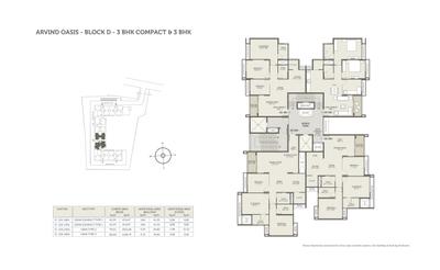 Project Image of 727.32 - 1108.79 Sq.ft 2 BHK Apartment for buy in Arvind Oasis