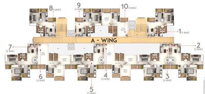 Project Image of 392.0 - 548.0 Sq.ft 1 BHK Apartment for buy in Mohan Alcoves I