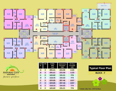 Project Image of 755.0 - 1769.0 Sq.ft 2 BHK Apartment for buy in Natural City Bardhaman Phase 3