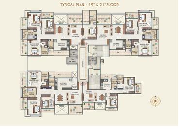 Project Image of 970.0 - 1970.0 Sq.ft 2 BHK Apartment for buy in Vighnaharta Sai Enclave