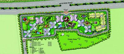Project Image of 565.0 - 1265.0 Sq.ft 1 BHK Apartment for buy in Amrapali Hanging Gardens